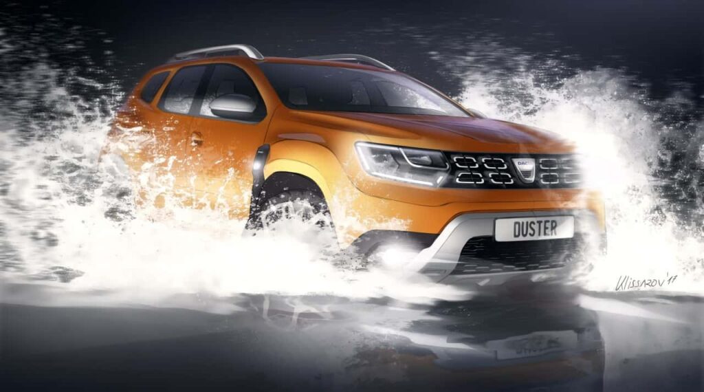 Dacia Duster 2- szkic 1