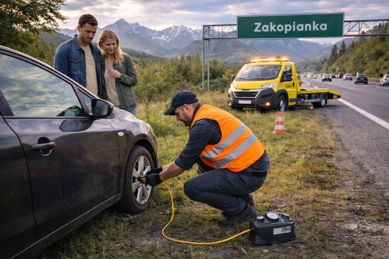 Transport samochodu na lawecie z zagranicy